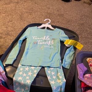 Wonderkids Twinkle Star Pajama Set - Light Blue